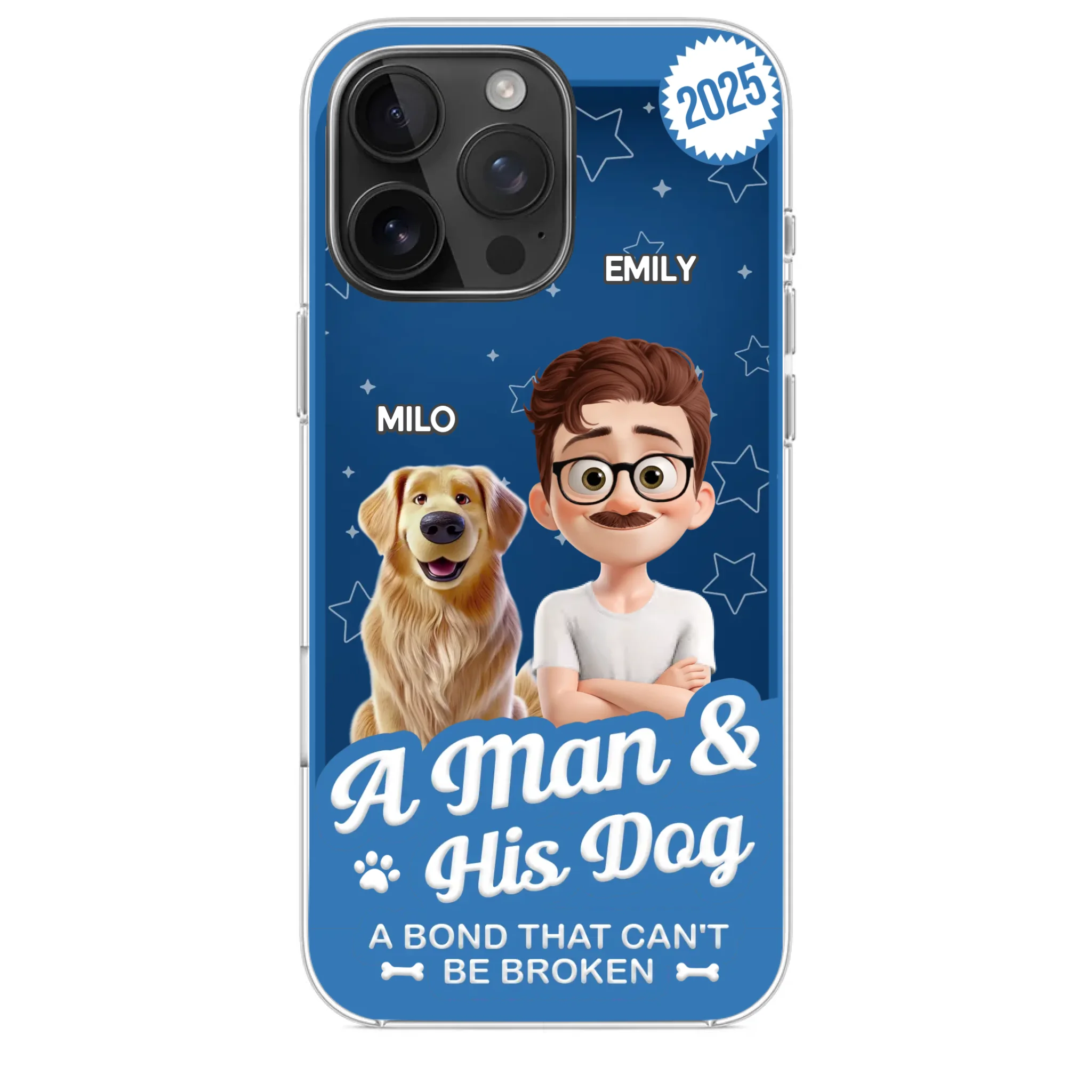 Custom Toy Box Clear Phone Case - Personalized Birthday Gifts For Dog Lovers, Dog Dad And Mom - Protected By Puppy Love