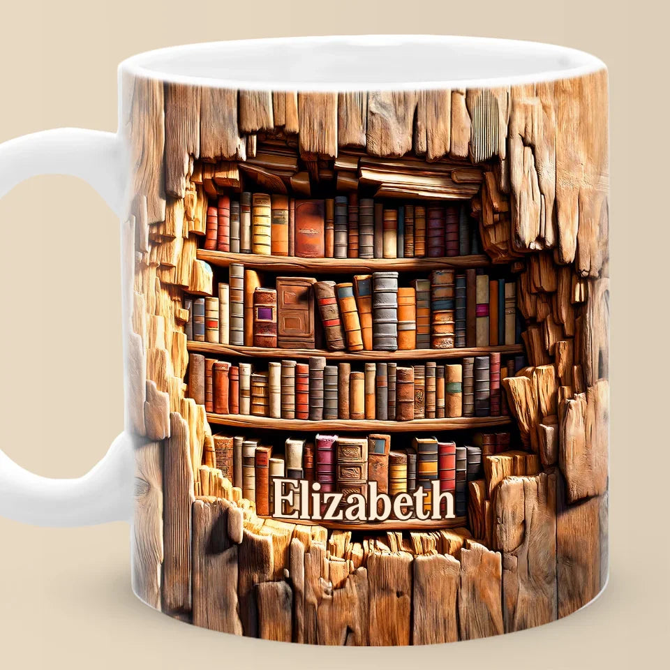 Books Are The Mirrors Of The Soul - Personalized Custom 3D Inflated Effect Printed Mug - Christmas Gift For Book Lovers