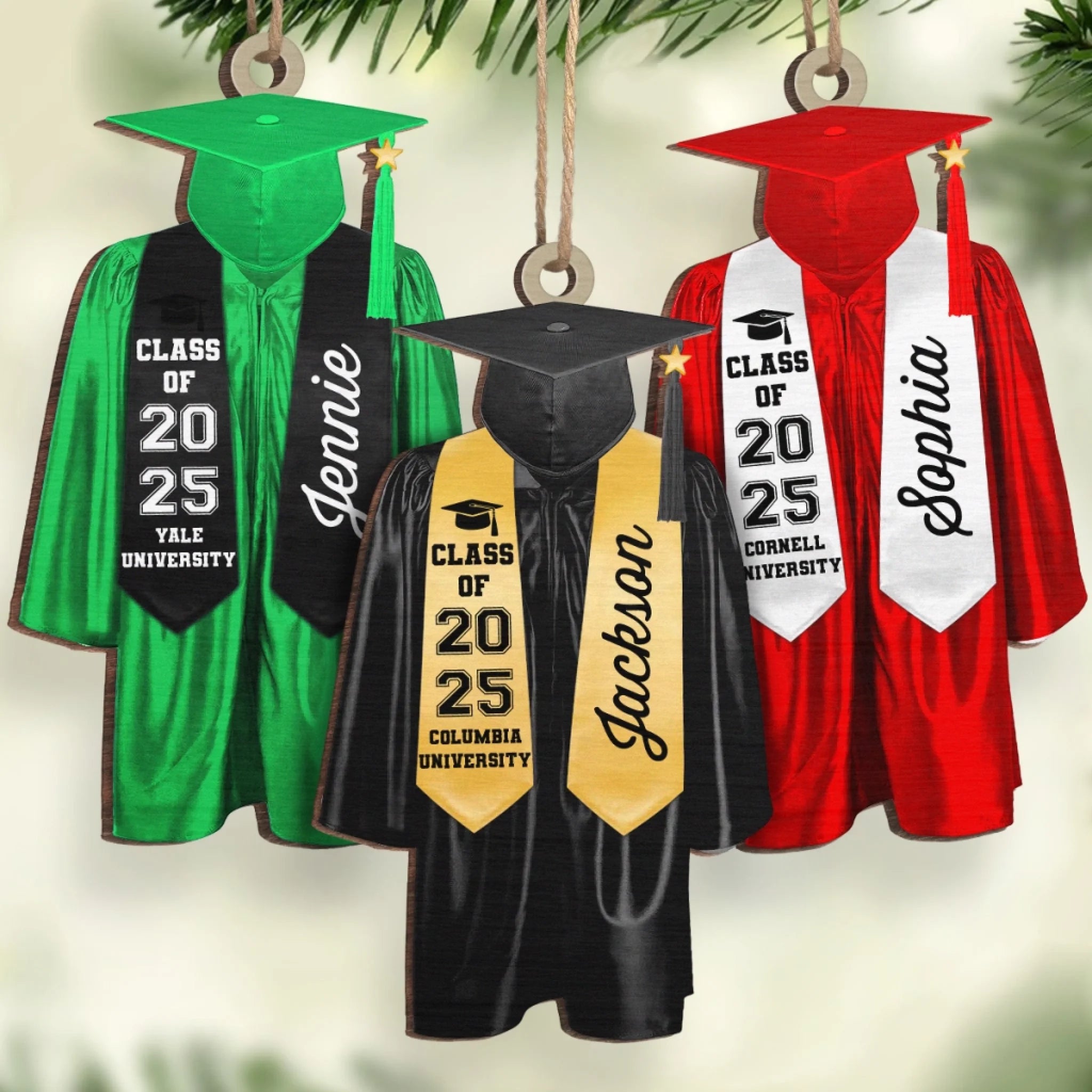 Custom Wood, Acrylic Ornament - Personalized Graduation Christmas Birthday Gifts For Brothers, Sisters, Siblings - Be The Best Of Whatever You Are