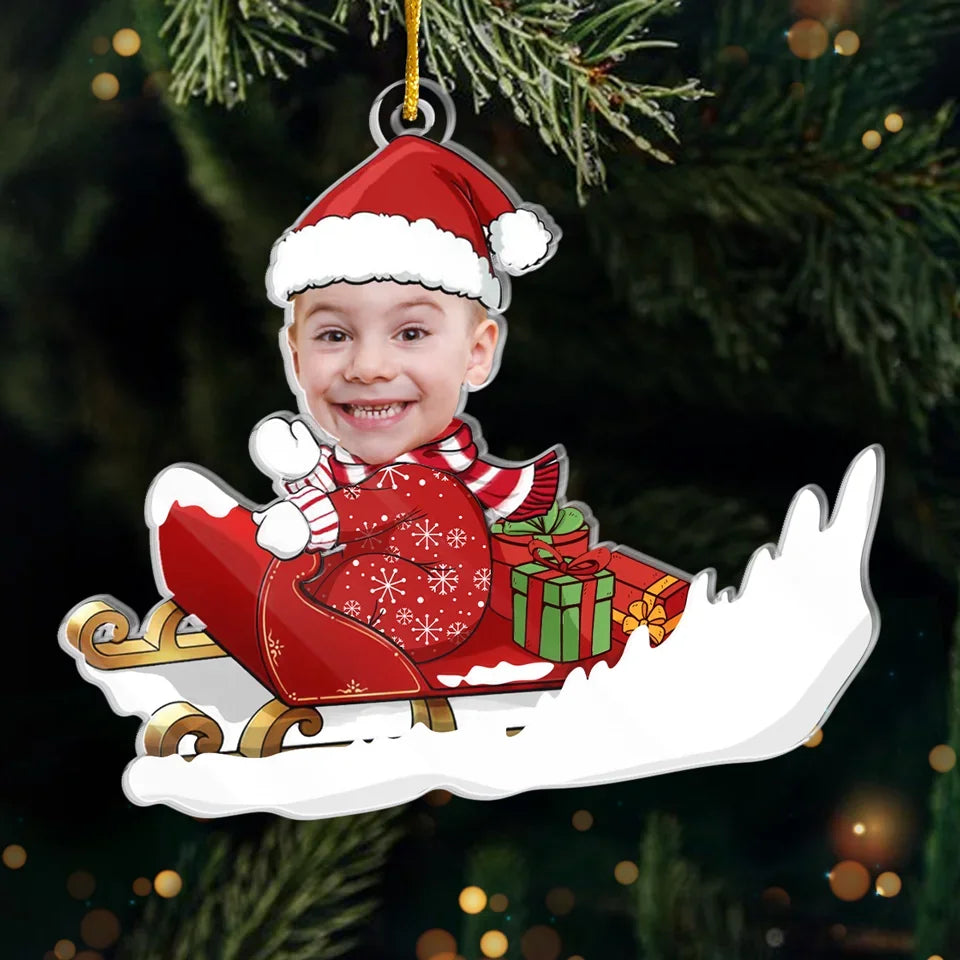 Custom Photo Kids Make The Holiday Season Unforgettable - Family Personalized Custom Ornament - Acrylic Custom Shaped - Christmas Gift For Kids