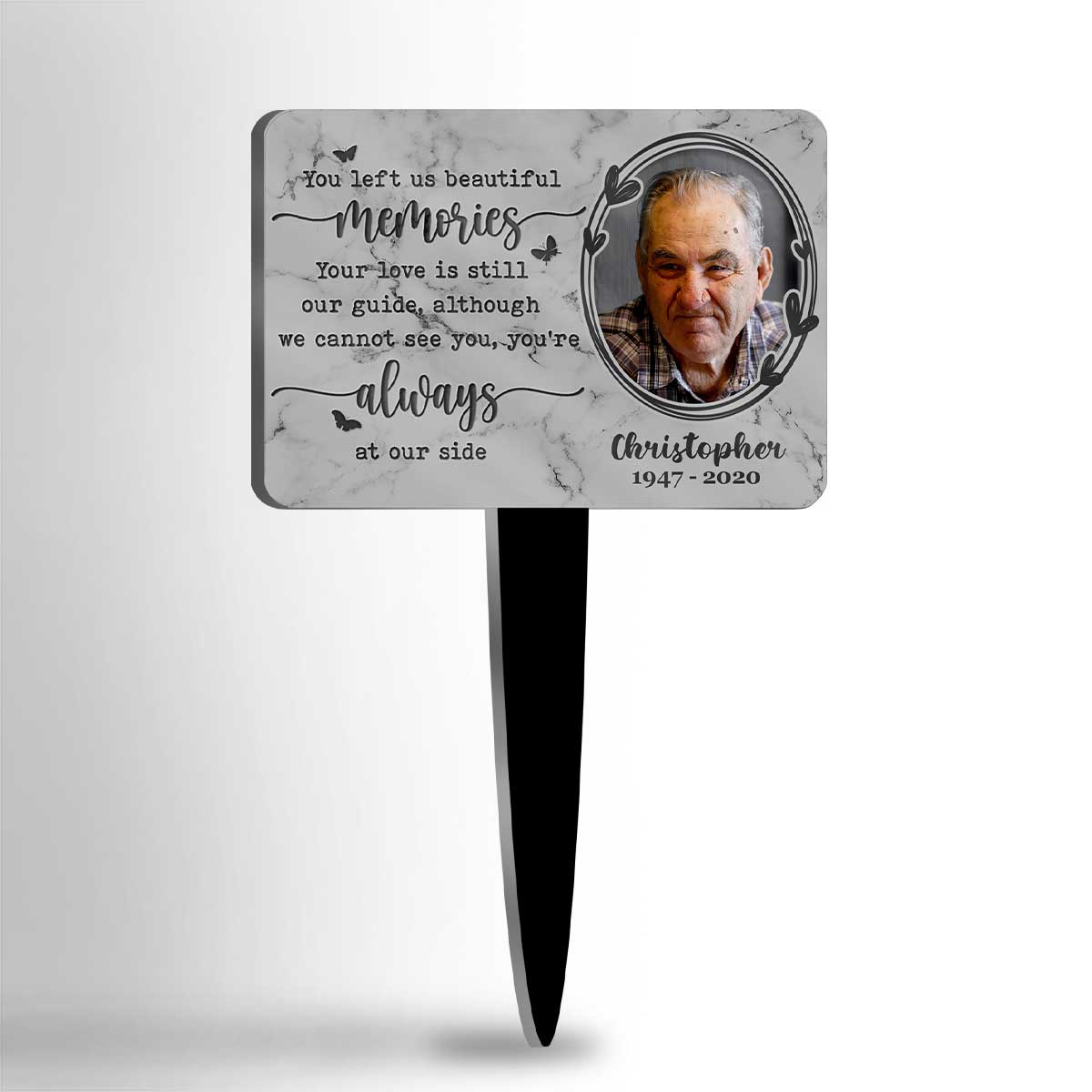 Personalized Acrylic Garden Stake, Grave Decorations for Cemetery, Garden Decor, Yard Signs Cemetery Decorations for Grave, Sympathy Gifts for Loss of Mom, Garden Marker Sympathy Gifts