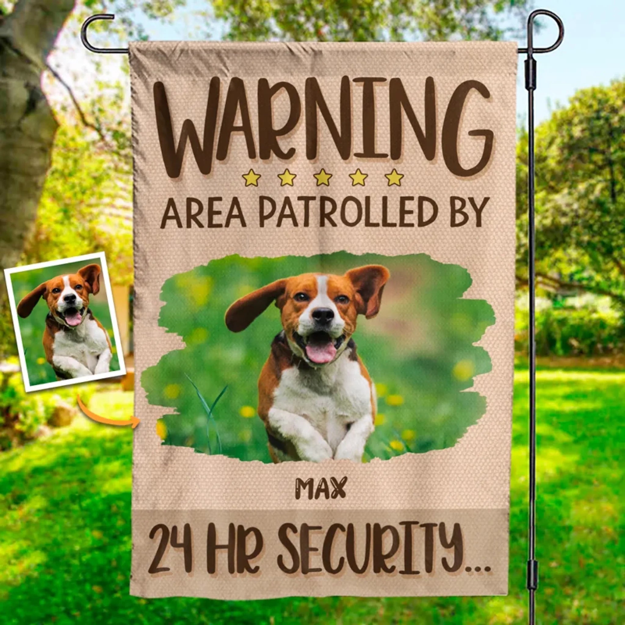 Custom Photo I May Be Small, But I’m Mighty - Dog & Cat Personalized Custom Flag - Gift For Pet Owners, Pet Lovers