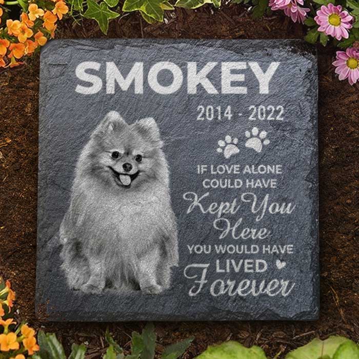We Loved You Your Whole Life - Personalized Memorial Stone - Upload Image, Memorial Gift, Sympathy Gift