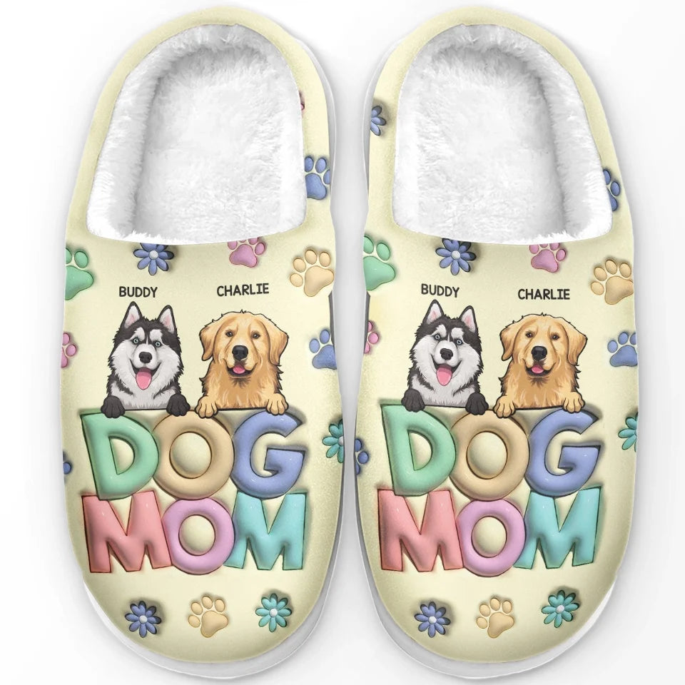 Christmas Is All About Pets - Dog & Cat Personalized Custom Fluffy Slippers - Christmas Gift For Pet Owners, Pet Lovers