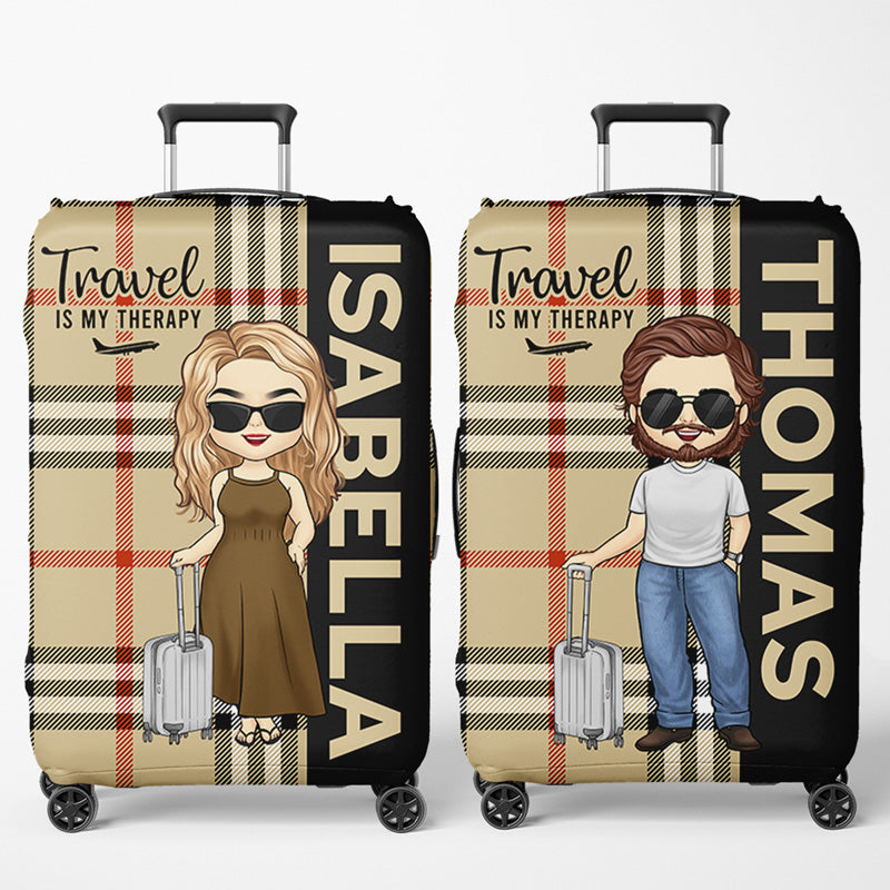 Wherever You Go Becomes A Part Of You Somehow - Travel Personalized Custom Luggage Cover - Holiday Vacation Gift, Gift For Adventure Travel Lovers