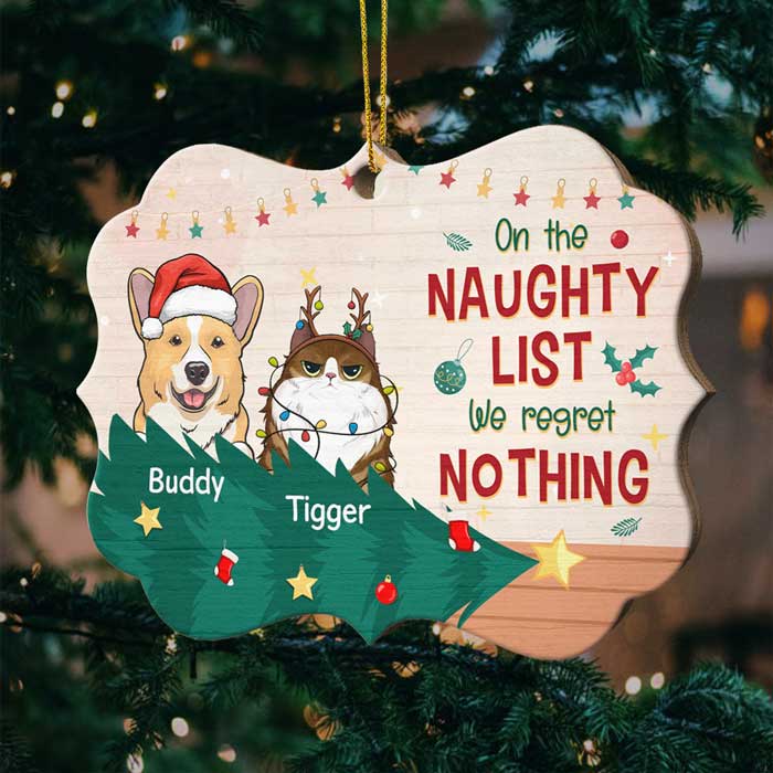 I've Been A Very Good Cat/Dog This Year - Personalized Custom Benelux Shaped Wood Christmas Ornament - Gift For Pet Lovers, Christmas Gift
