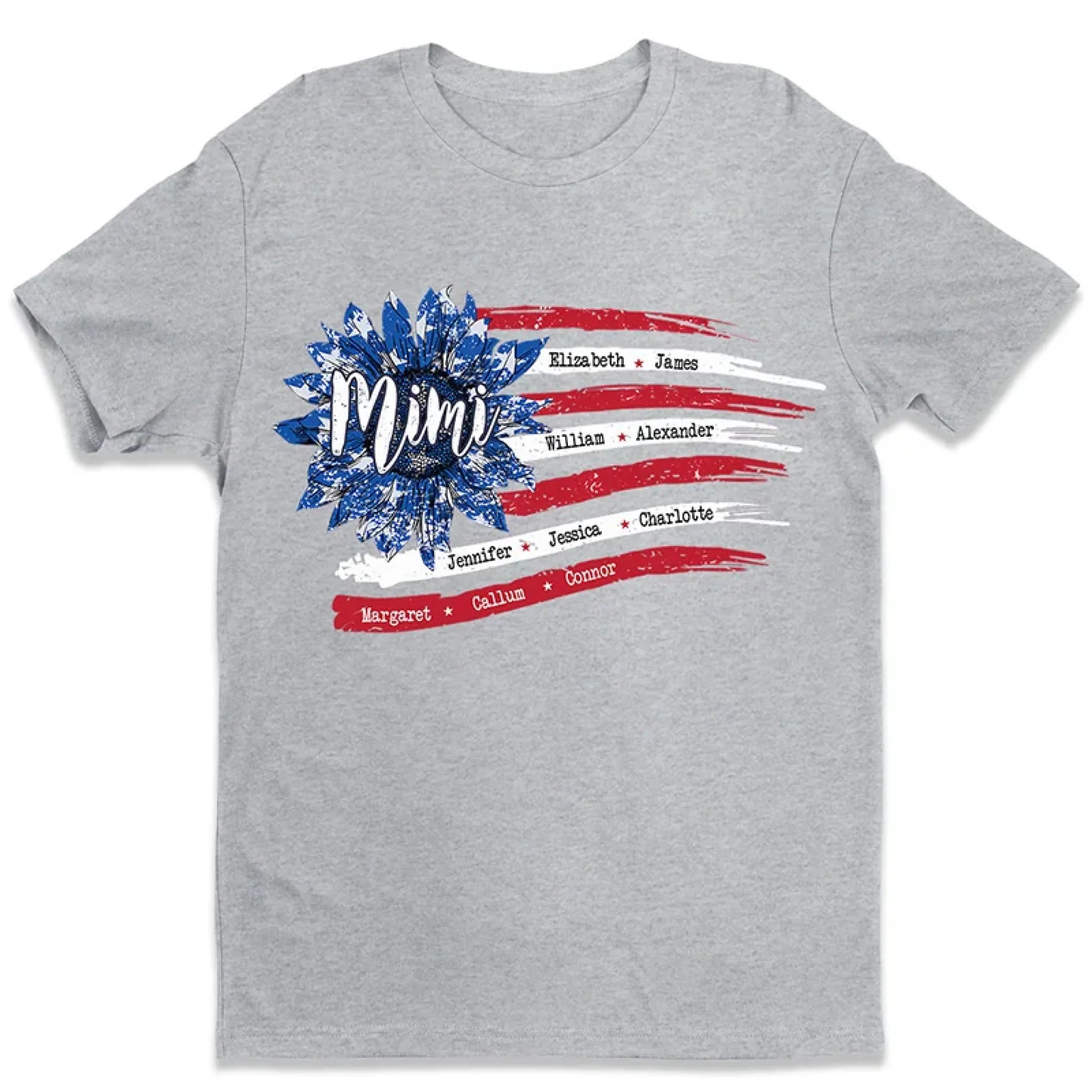 A Grandmother Is A Gift From Above - Family Personalized Custom Unisex T-shirt, Premium T-shirt, Hoodie - 4th of July, Gift For Mom, Grandma