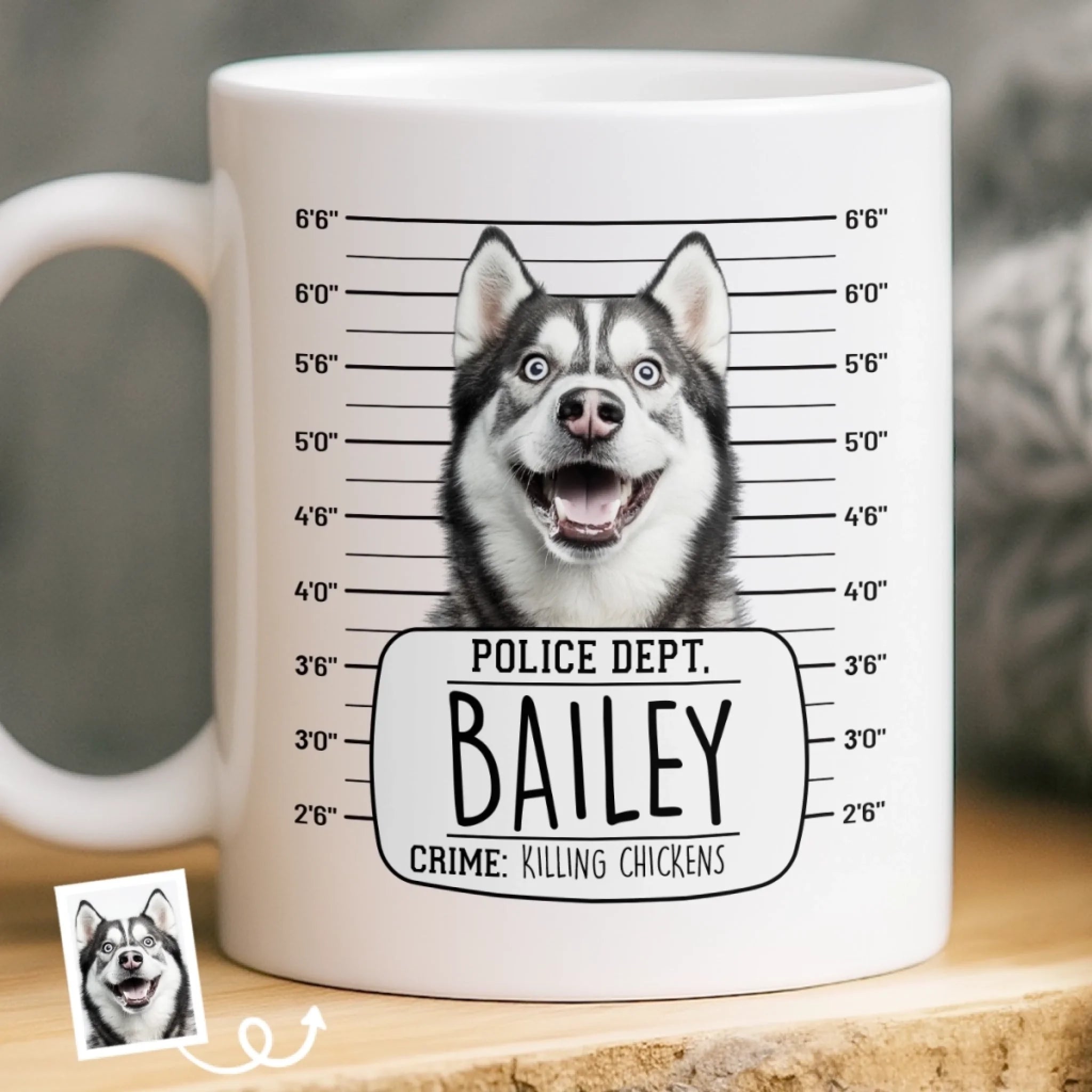 Custom Photo Mug - Personalized Birthday Gifts For Dog Cat Lovers, Dog Dad And Mom, Cat Owners - Serial Treat Killer