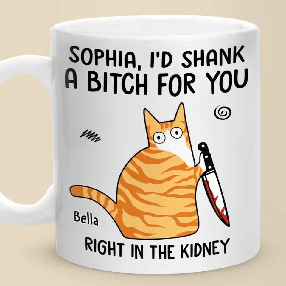 Laughing With You Is My Favorite Thing - Friend Personalized Custom Mug - Gift For Best Friends, Sisters, Family Members, Coworkers