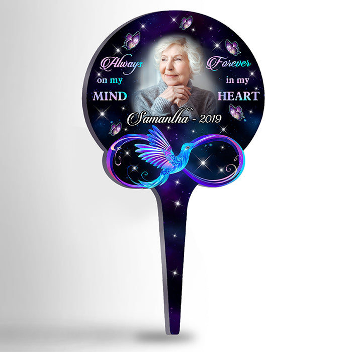 Always On My Mind - Personalized Custom Acrylic Garden Stake
