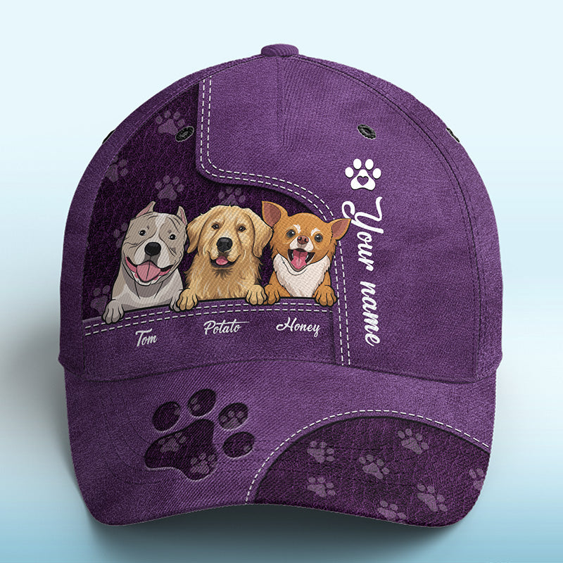 Our Little Paw Angels - Dog & Cat Personalized Custom Hat, All Over Print Classic Cap - Gift For Pet Owners, Pet Lovers