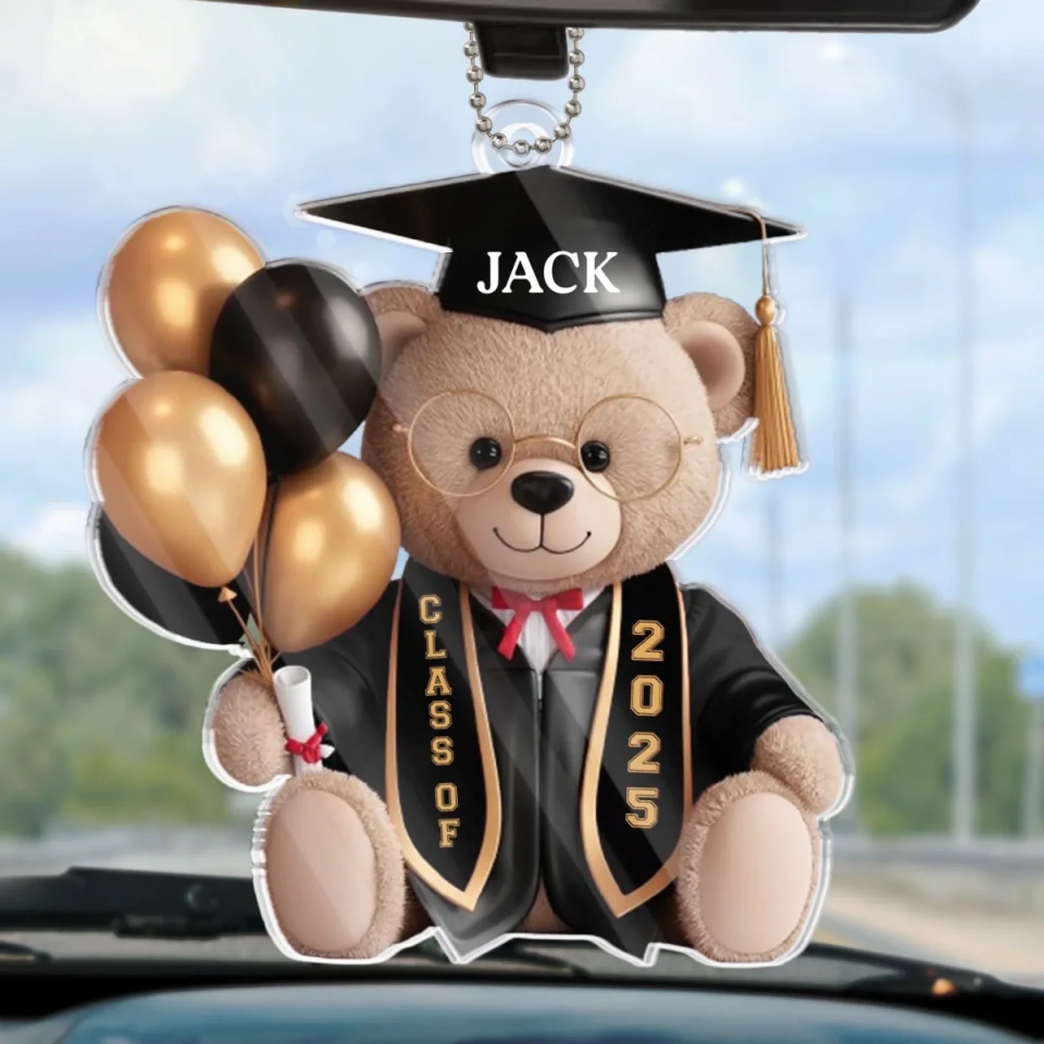 Time To Soar - Family Personalized Custom Car Ornament - Acrylic Custom Shaped - Graduation Gift For Family Members, Siblings, Brothers, Sisters