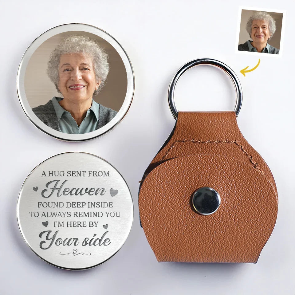 Custom Photo Your Love Is Our Eternal Memory - Memorial Personalized Custom Pocket Hug - Sympathy Gift For Family Members