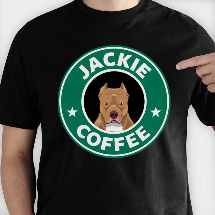 Starbuck Dog - Personalized Custom Unisex T-shirt
