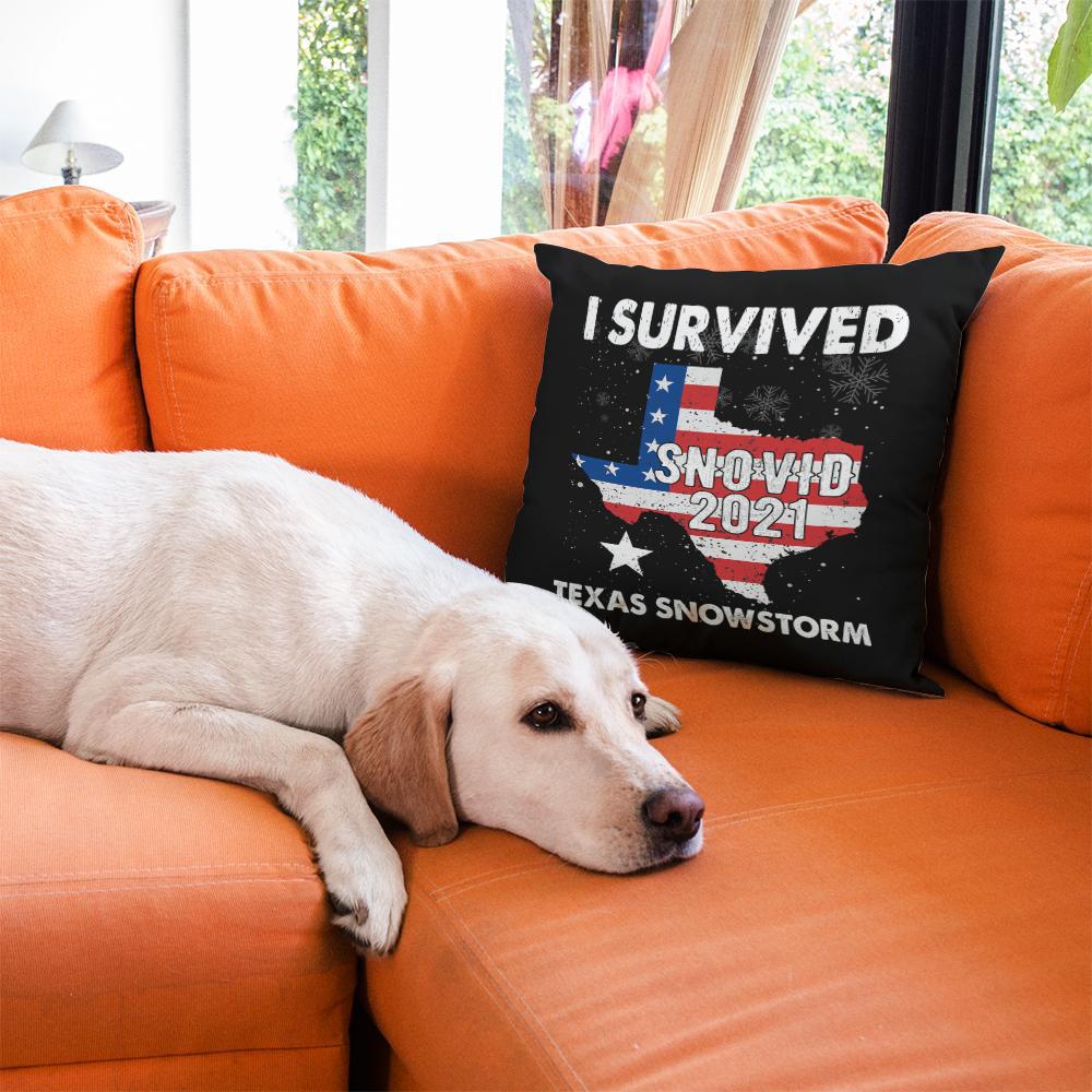 Texas Snowstorm- Pillow (Insert Included)