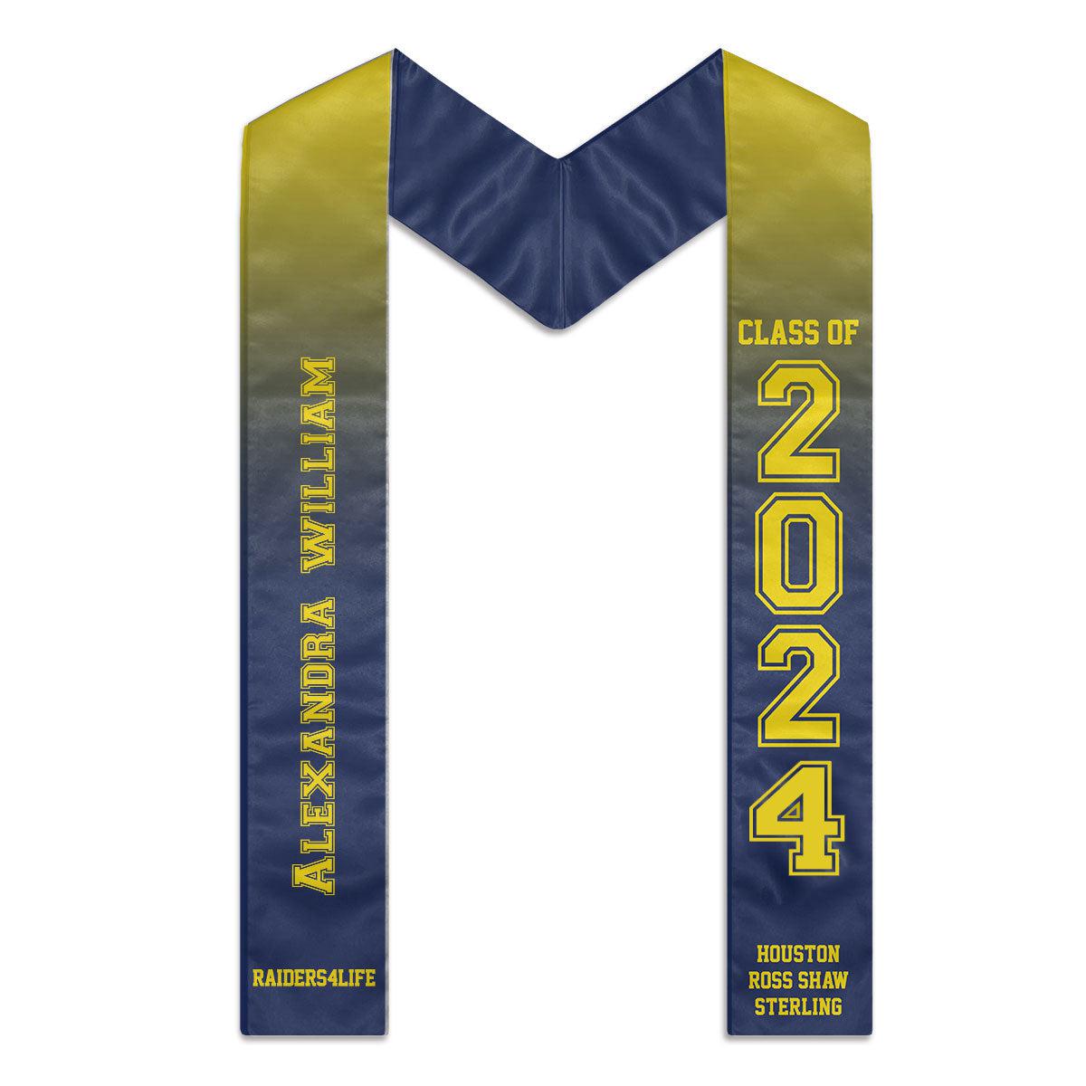 TW - Class of 2024 Best Gift For Graduation's Day - Personalized Graduation Stole